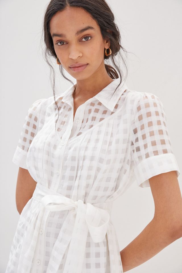 Windowpane Mini Dress #1