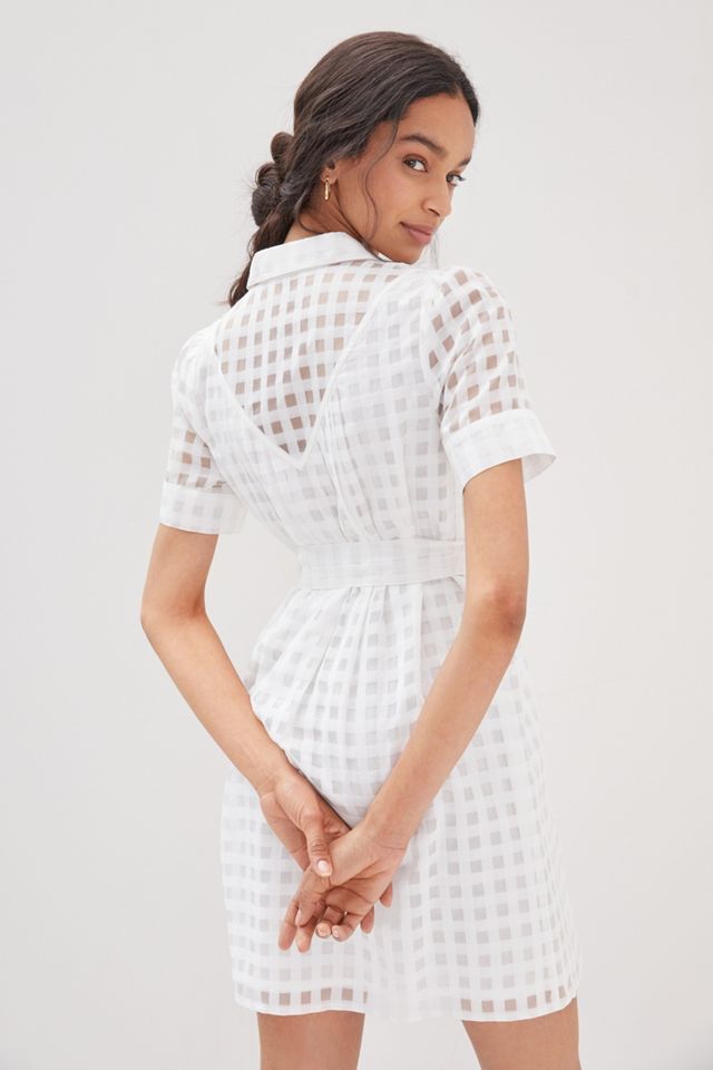 Windowpane Mini Dress #2
