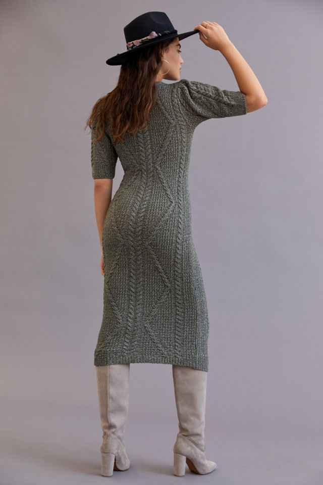 Slim Sweater Midi Dress #2