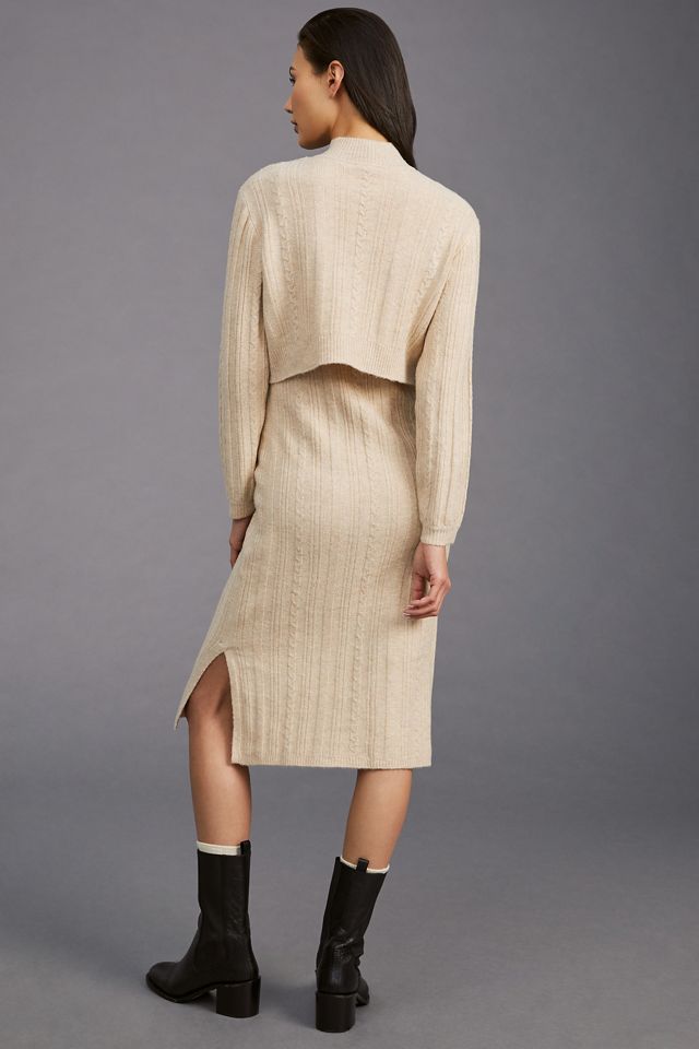 Current Air Layered Sweater Dress #3