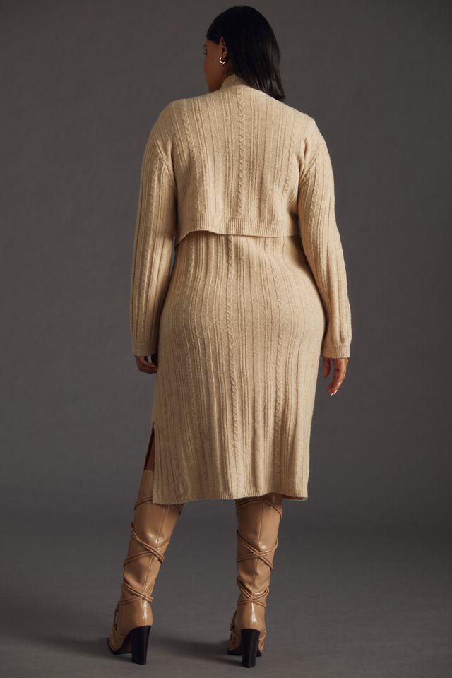 Current Air Layered Sweater Dress #7