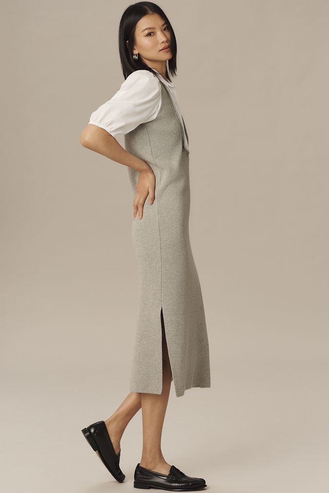 By Anthropologie Twofer Knit Shirt Dress #3