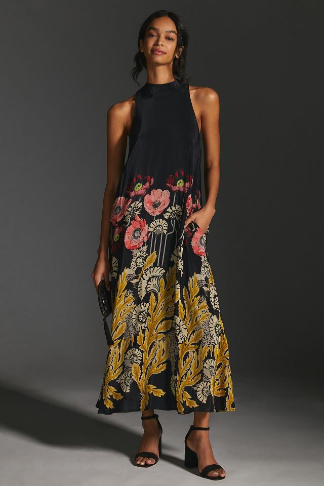 Temperley London Printed Halter Dress