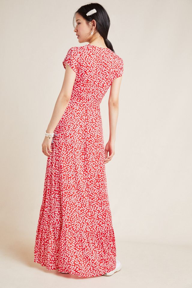 Rome Wrap Maxi Dress #1