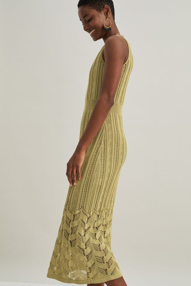 Pointelle Knitted Midi Dress #2