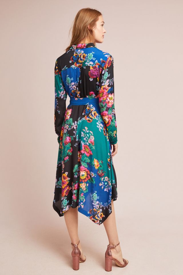 Floral Patchwork Shirtdress #1