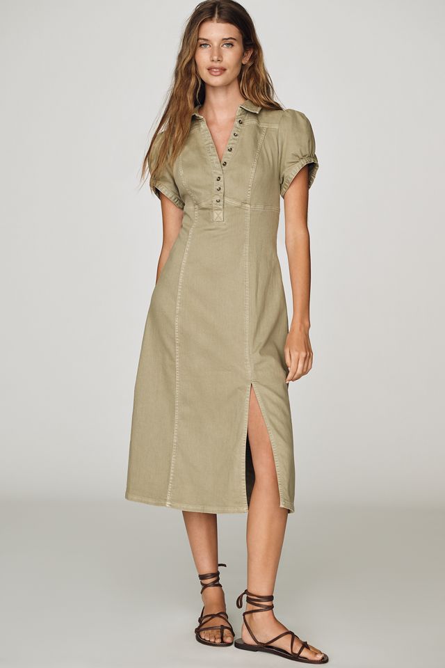 Pilcro Rebekah Denim Slim Midi Dress #1