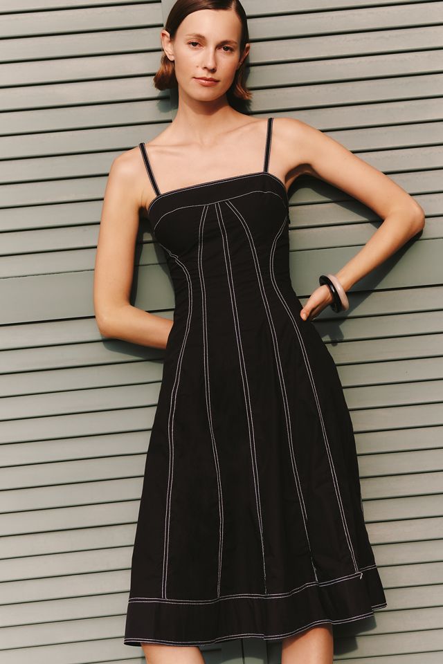 Pilcro Marin 100% Cotton Poplin Midi Dress #2