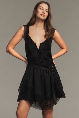 knee length dresses for ladies Byron Lars Anthropologie Size 0 Beguile CARISSIMA Dress Navy / 0