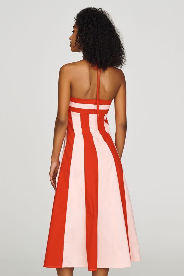 Maeve Halter Colorblock Midi Dress #2