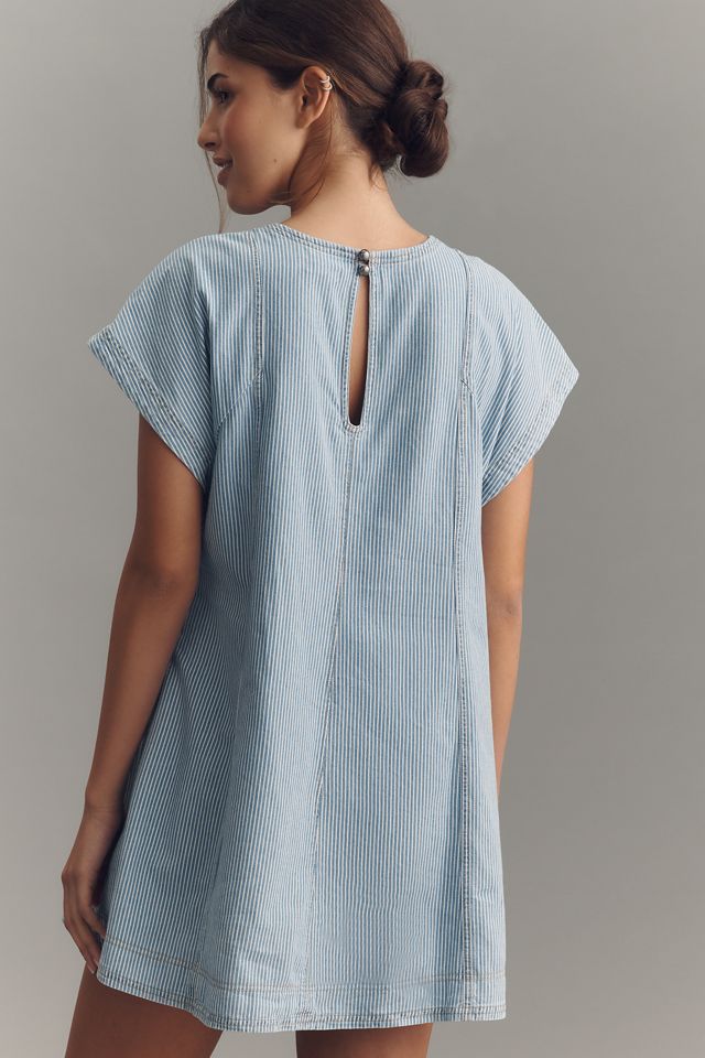 Pilcro Square-Neck Swing Mini Dress #2