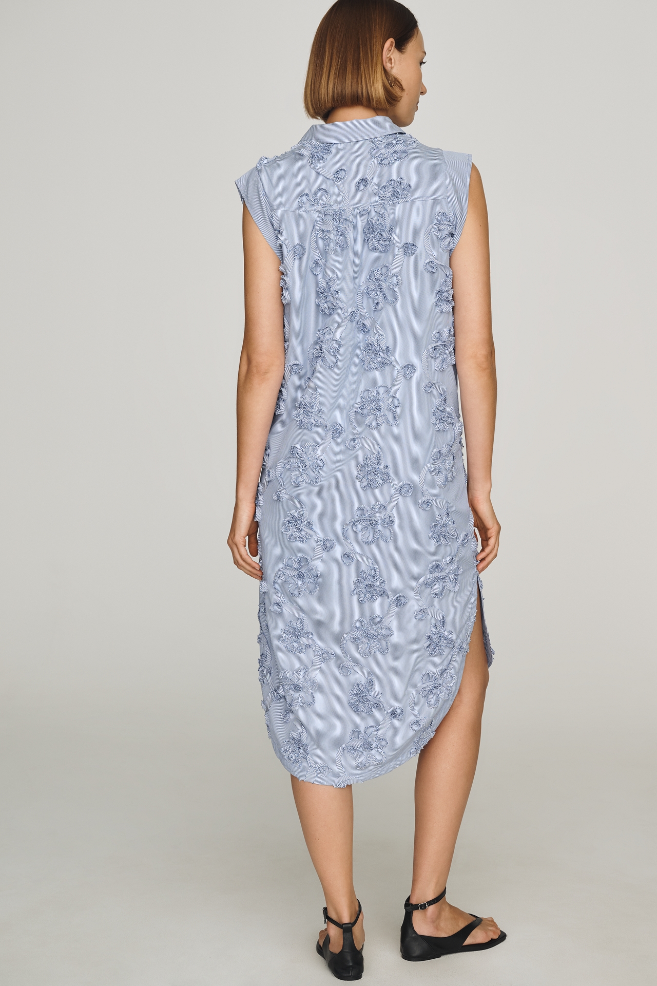 Lillian Button-Front Midi Dress by Maeve