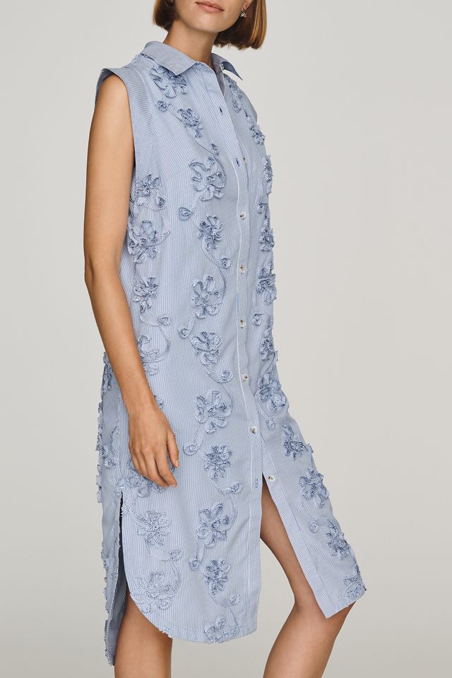 Lillian Button-Front Midi Dress by Maeve #3