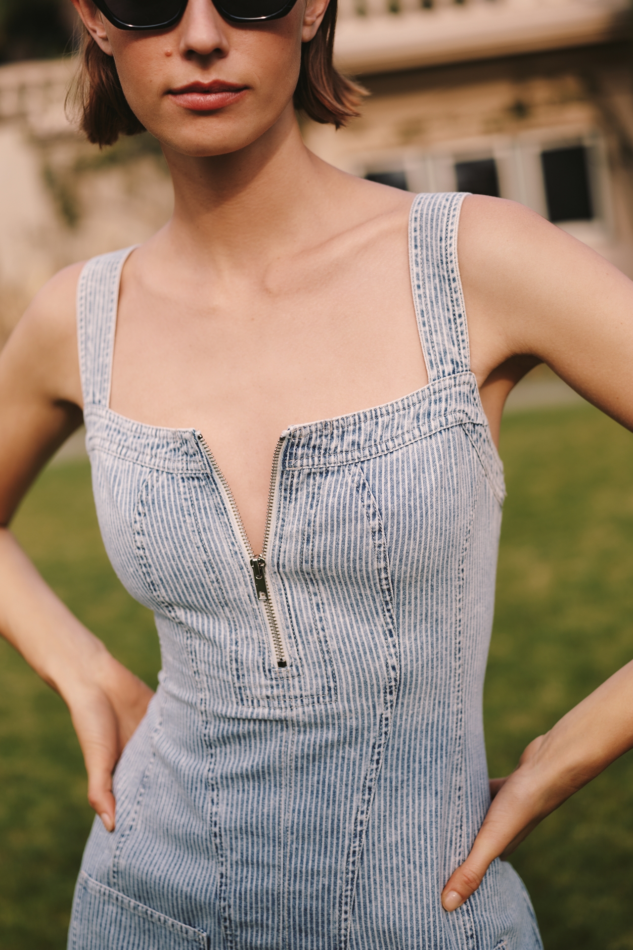 Pilcro 100% Cotton Denim Mini Dress