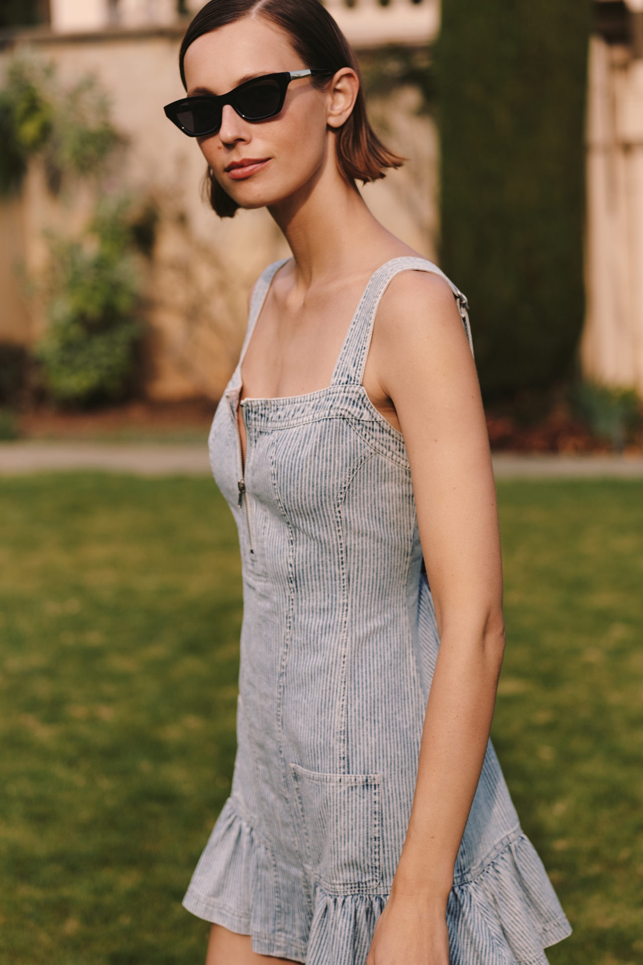 Pilcro 100% Cotton Denim Mini Dress