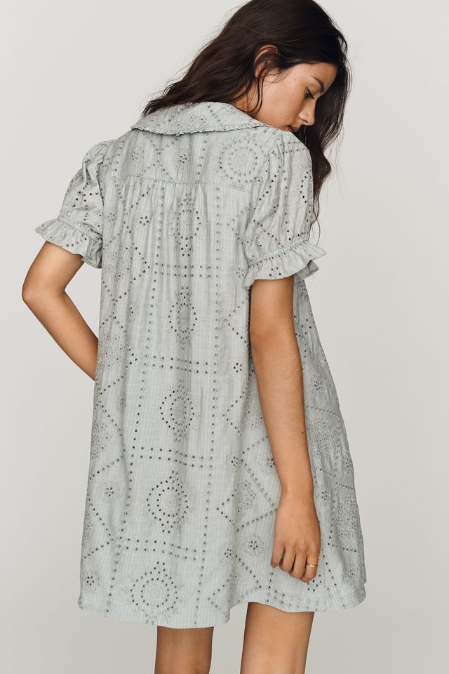 Pilcro Keira Eyelet Mini Dress #1