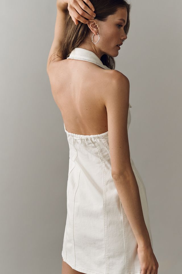Pilcro Sleeveless Denim Mini Dress