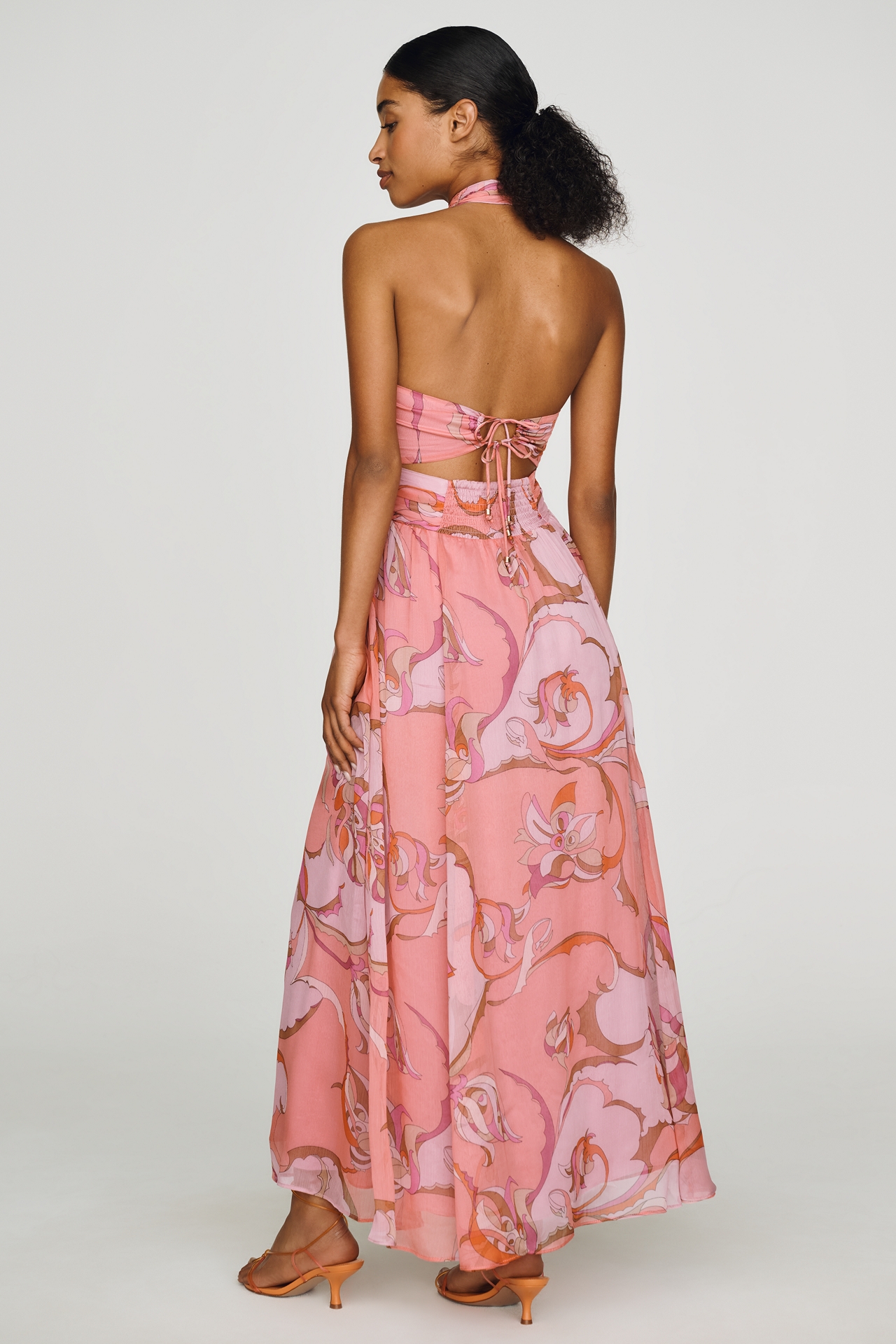Maeve Cutout Halter Maxi Dress