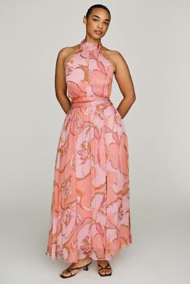 Maeve Cutout Halter Maxi Dress