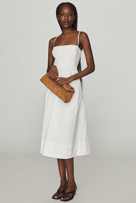 anthropologie white linen dress Peregrine 100% European Linen Mini Dress by Anthropologie in White, Size: Small