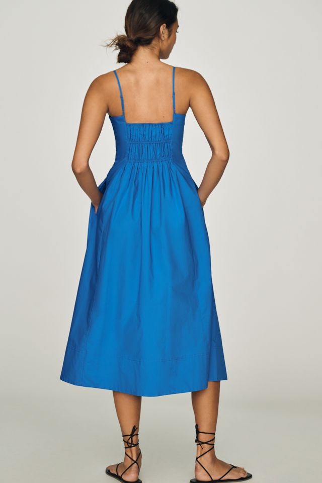 Abito Midi in Cotone Arricciato Maeve #2