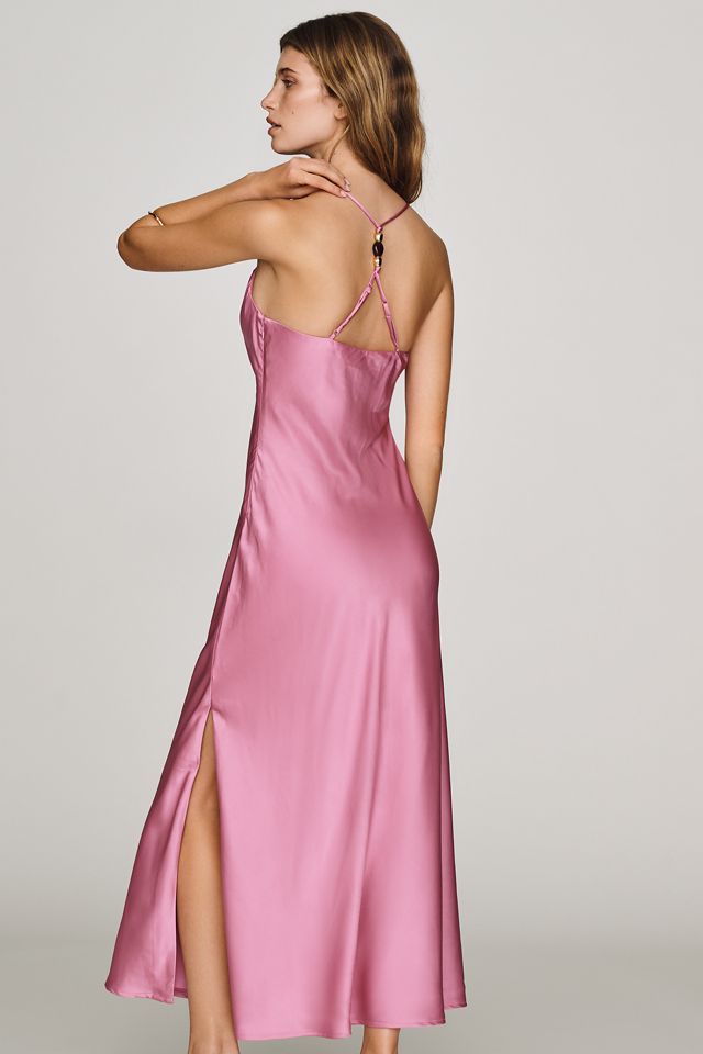 Maeve Scarf Midi Slip Dress #3
