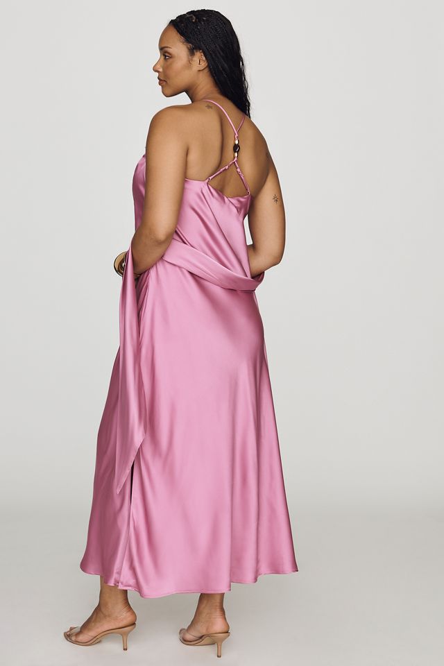 Maeve Scarf Midi Slip Dress #7