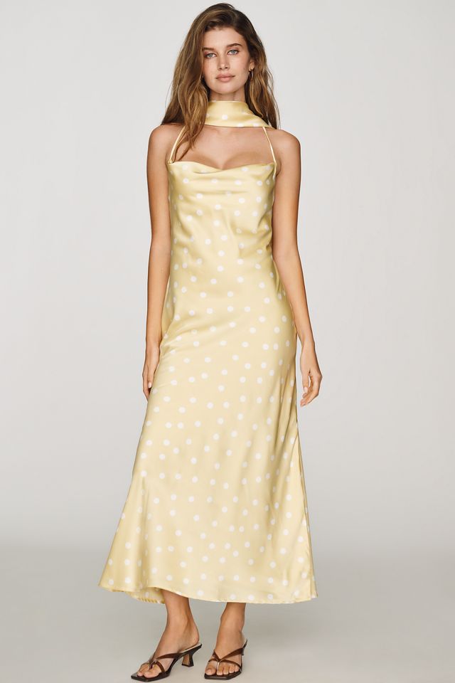 Maeve Scarf Midi Slip Dress #1