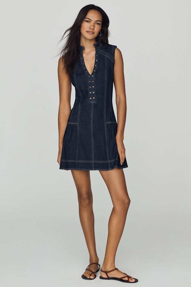 Pilcro seamed Denim Mini Dress #1