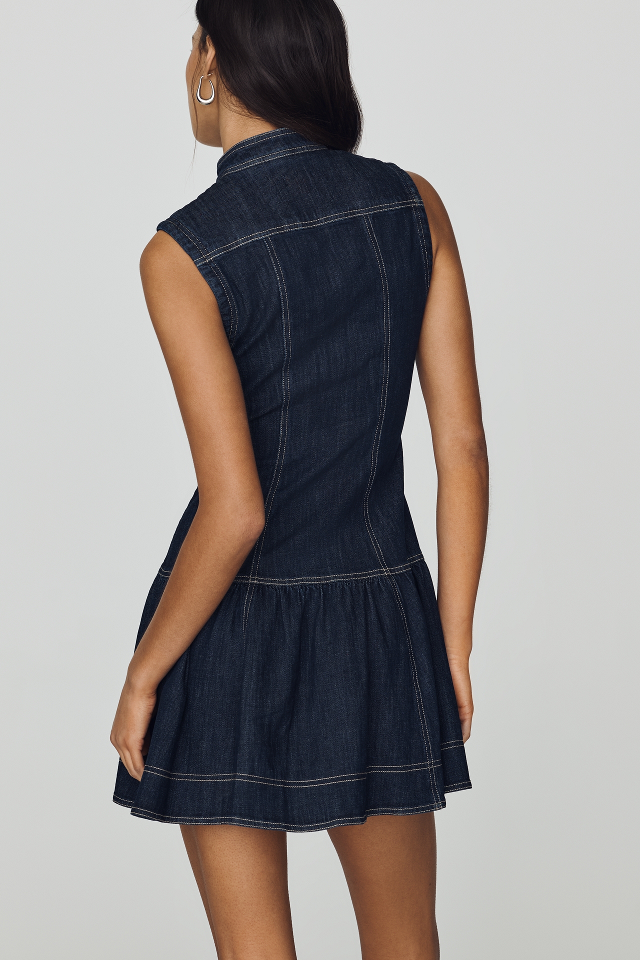 Pilcro seamed Denim Mini Dress
