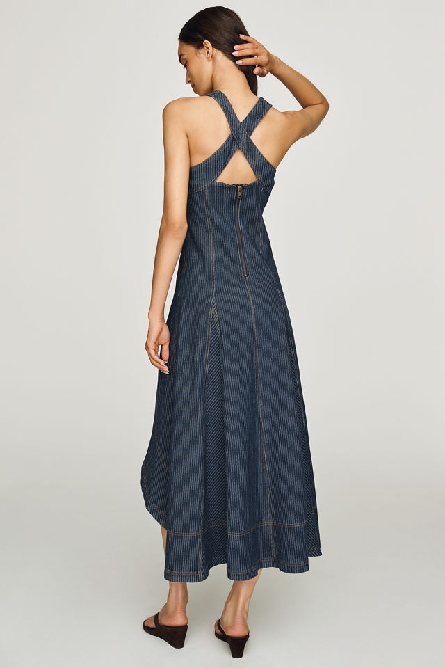 Pilcro Denim High-Low Midi Dress #1