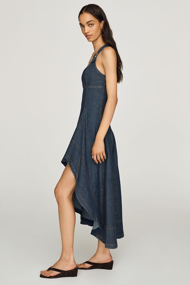 Pilcro Denim High-Low Midi Dress #3