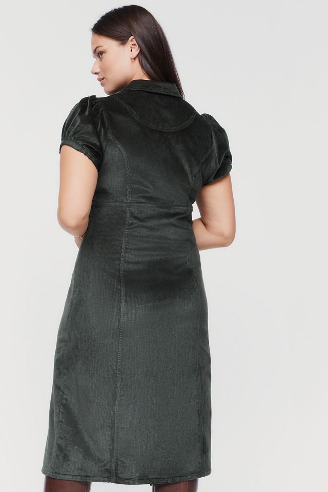 Pilcro Rebekah Corduroy Slim Midi Dress #2