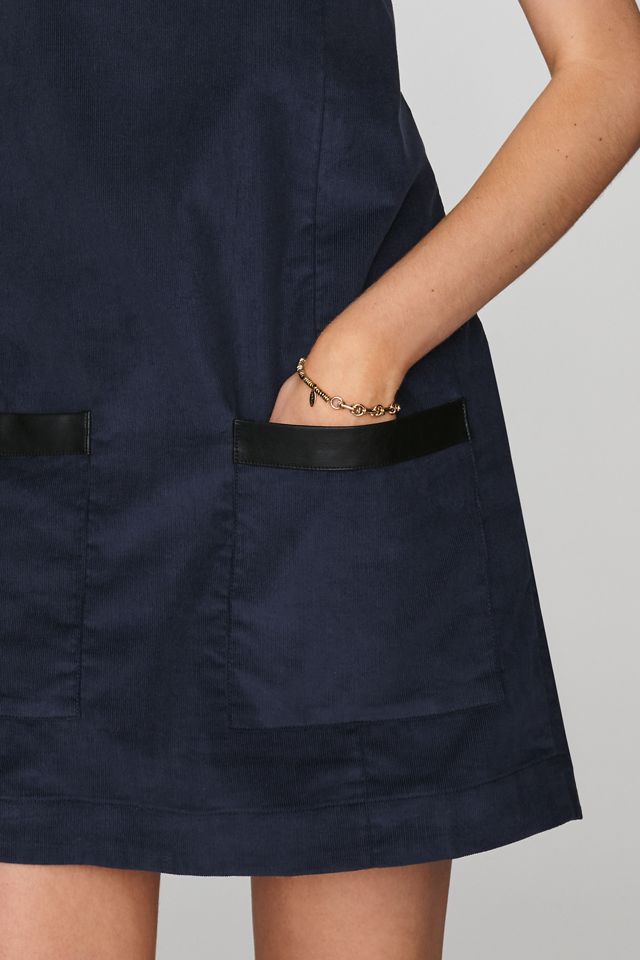 Maeve 100% Cotton Corduroy Shift Dress #1