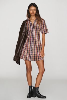 By Anthropologie Pollie Swing Mini Dress