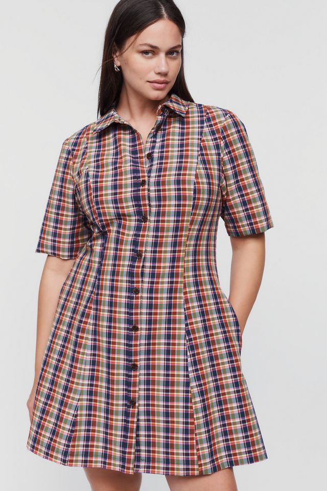 By Anthropologie Pollie Swing Mini Dress #4