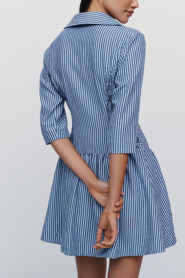 Maeve Drop Waist Collared Mini Dress #2