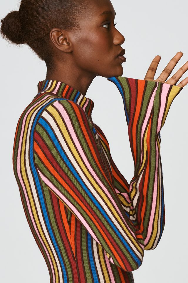 Maeve Mock Neck Knit Mini Dress #4