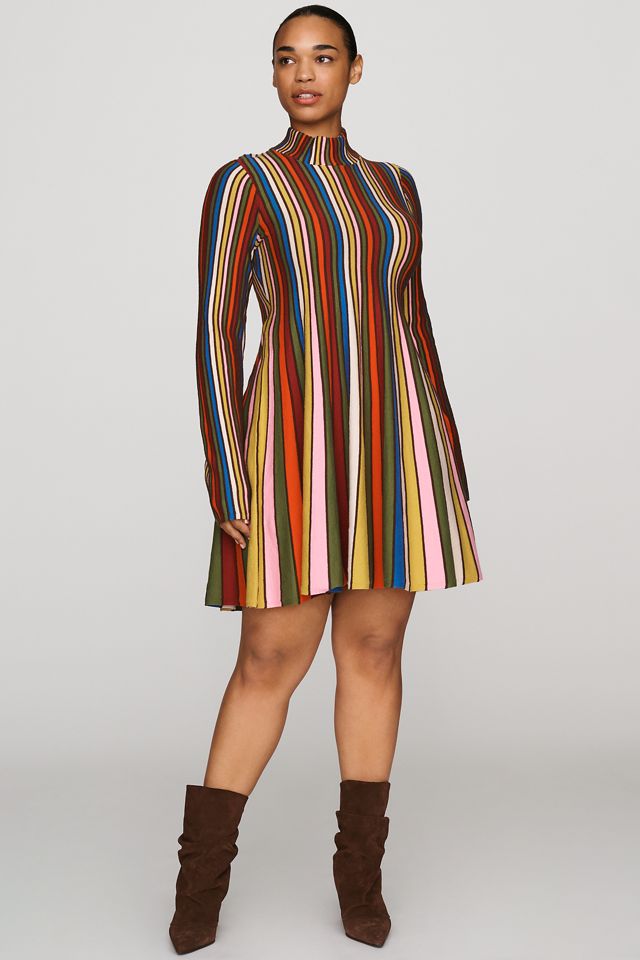 Maeve Mock Neck Knit Mini Dress #6