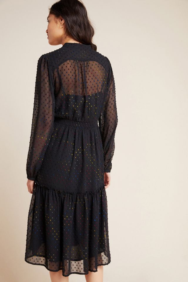 Audrey Clip Dot Shirtdress #1