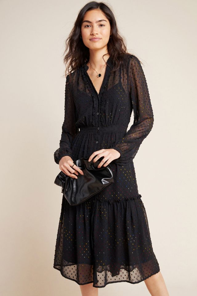 Audrey Clip Dot Shirtdress #2