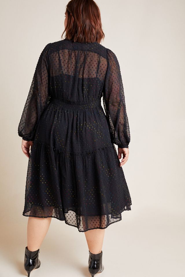 Audrey Clip Dot Shirtdress #5