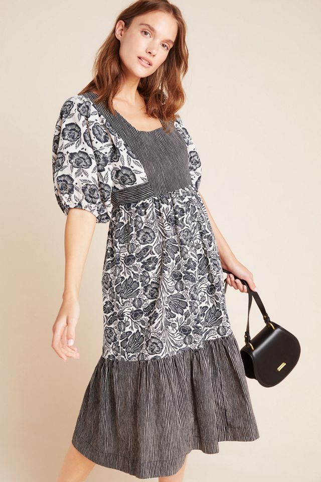 Adrienne Flounced Midi Dress #3