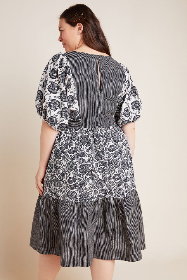 Anthropologie Adrienne store Flounced Midi