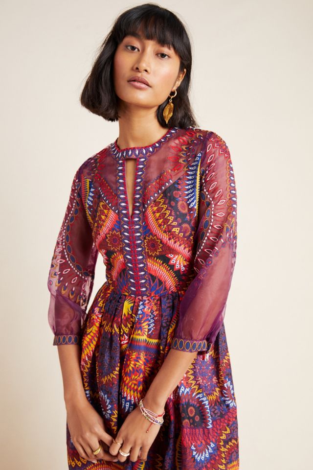 Maren Embroidered Maxi Dress #4