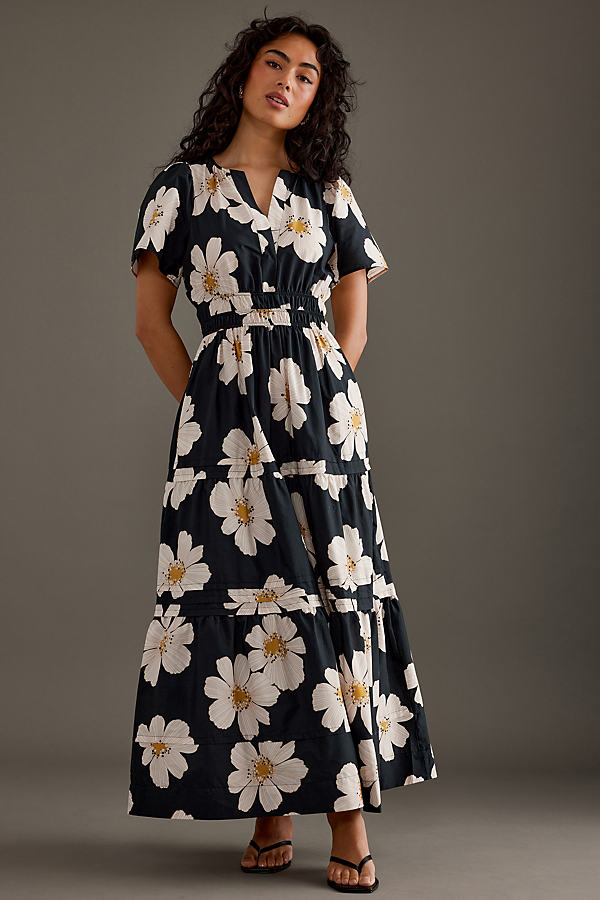 The Somerset Collection By Anthropologie The Somerset Maxi Dress In Yellow