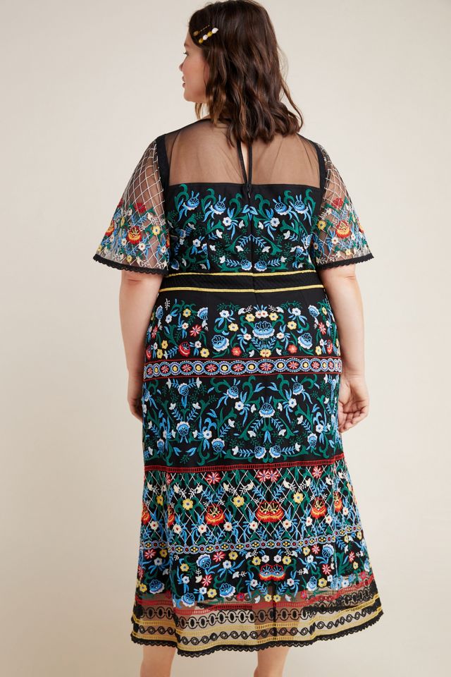 Esther Embroidered Midi Dress #5