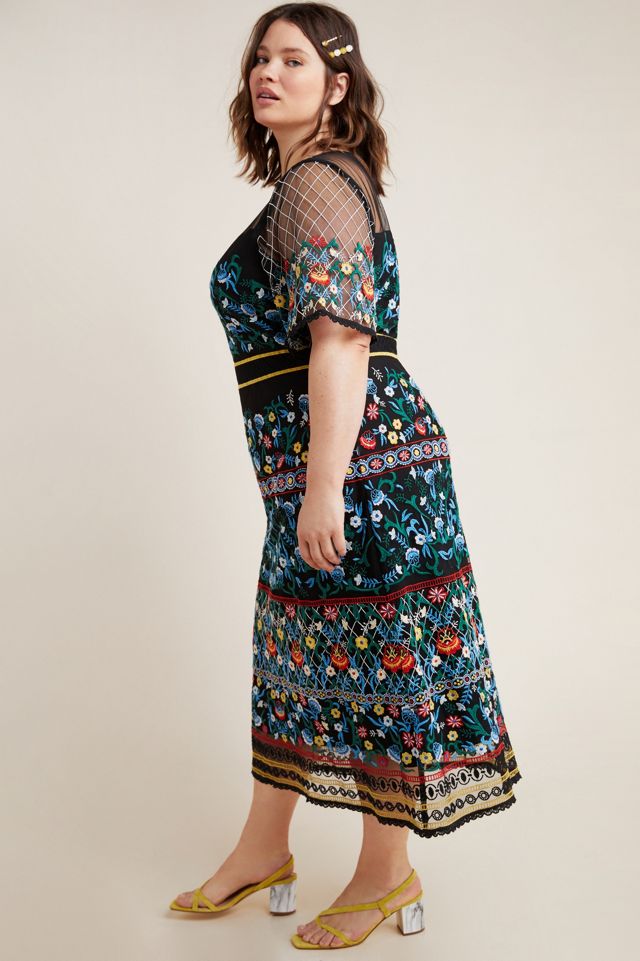 Esther Embroidered Midi Dress #7