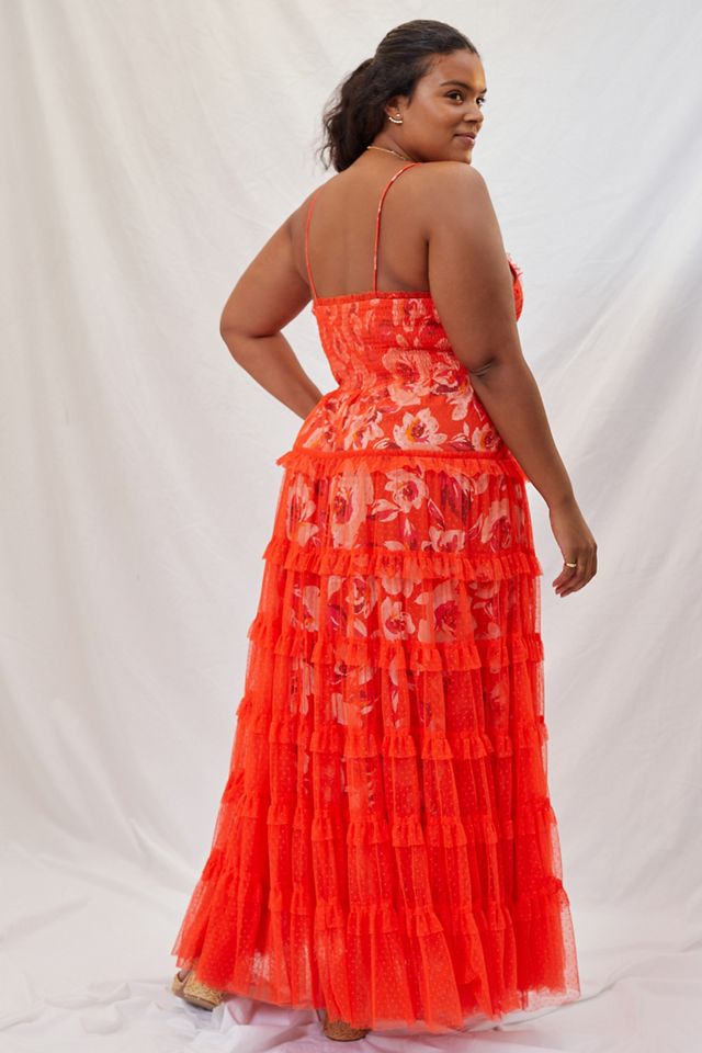 Tiered Tulle Maxi Dress | Anthropologie