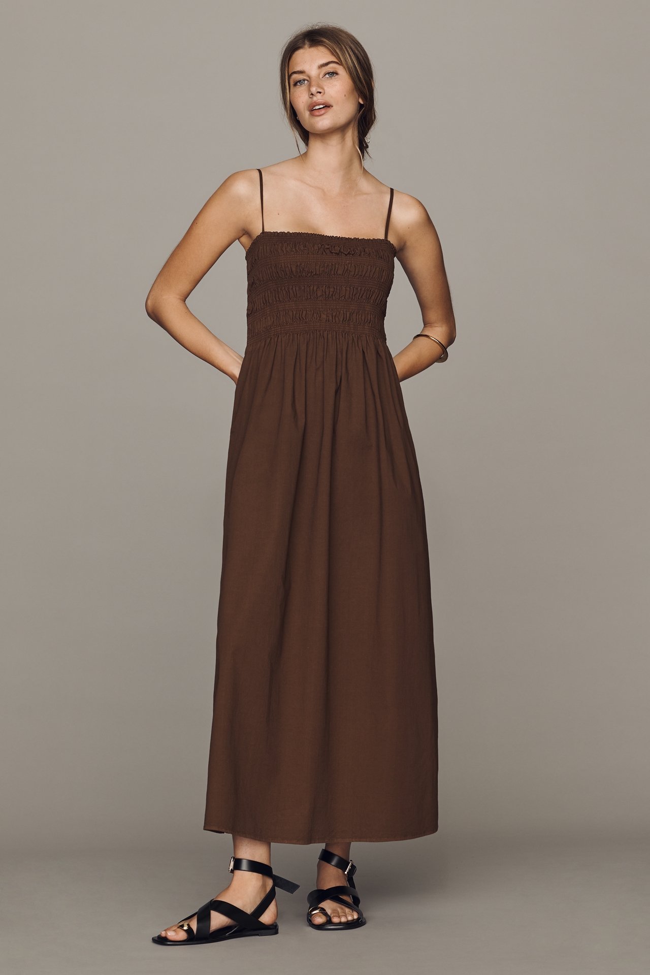 Pistola Bianca Sleeveless A-Line Maxi Dress